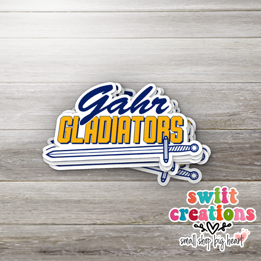 Gahr Gladiators Sticker SS193G