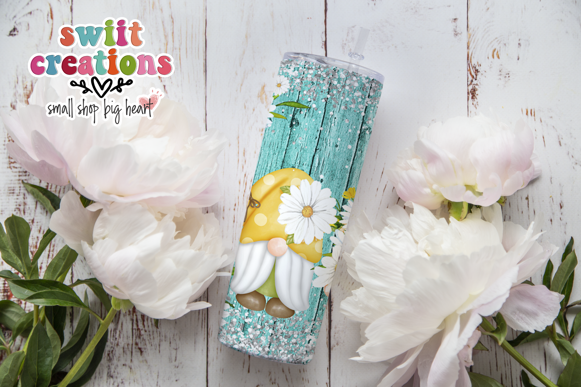 Daisy Gnome Tumbler – Stay Sassy Designs