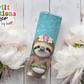 Happy Sloth Tumbler (T217)