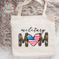 Military Mom Large Linen Tote