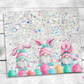 Glitter Easter Gnome with Eggs Tumbler (T172)