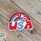 USA Waterproof Sticker  (SS150) | SCD153