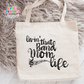 Band Mom Large Linen Tote