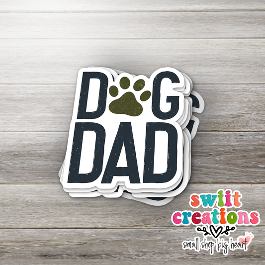 Dog Dad Sticker (SS070) | SCD160