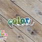 Color Guard Glitter Waterproof Sticker   (SS323) | SCD463