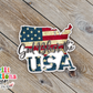 God Bless the USA Waterproof Sticker   (SS067) | SCD152