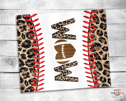 Football Mom Tumbler (T225) - Swiit Creations