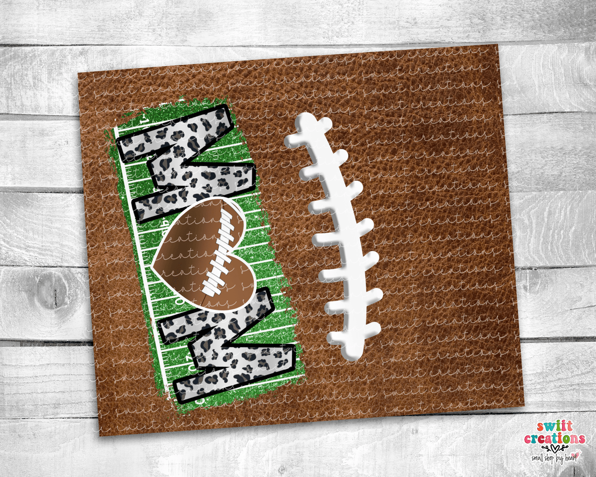 Football Mom Tumbler (T348) - Swiit Creations