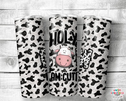 Holy Cow Tumbler (T190) - Swiit Creations