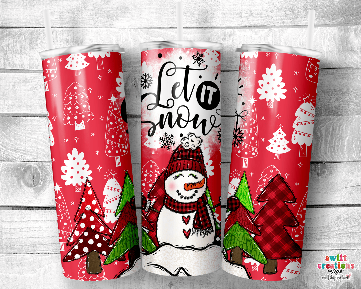 Let It Snow Tumbler (T314) - Swiit Creations