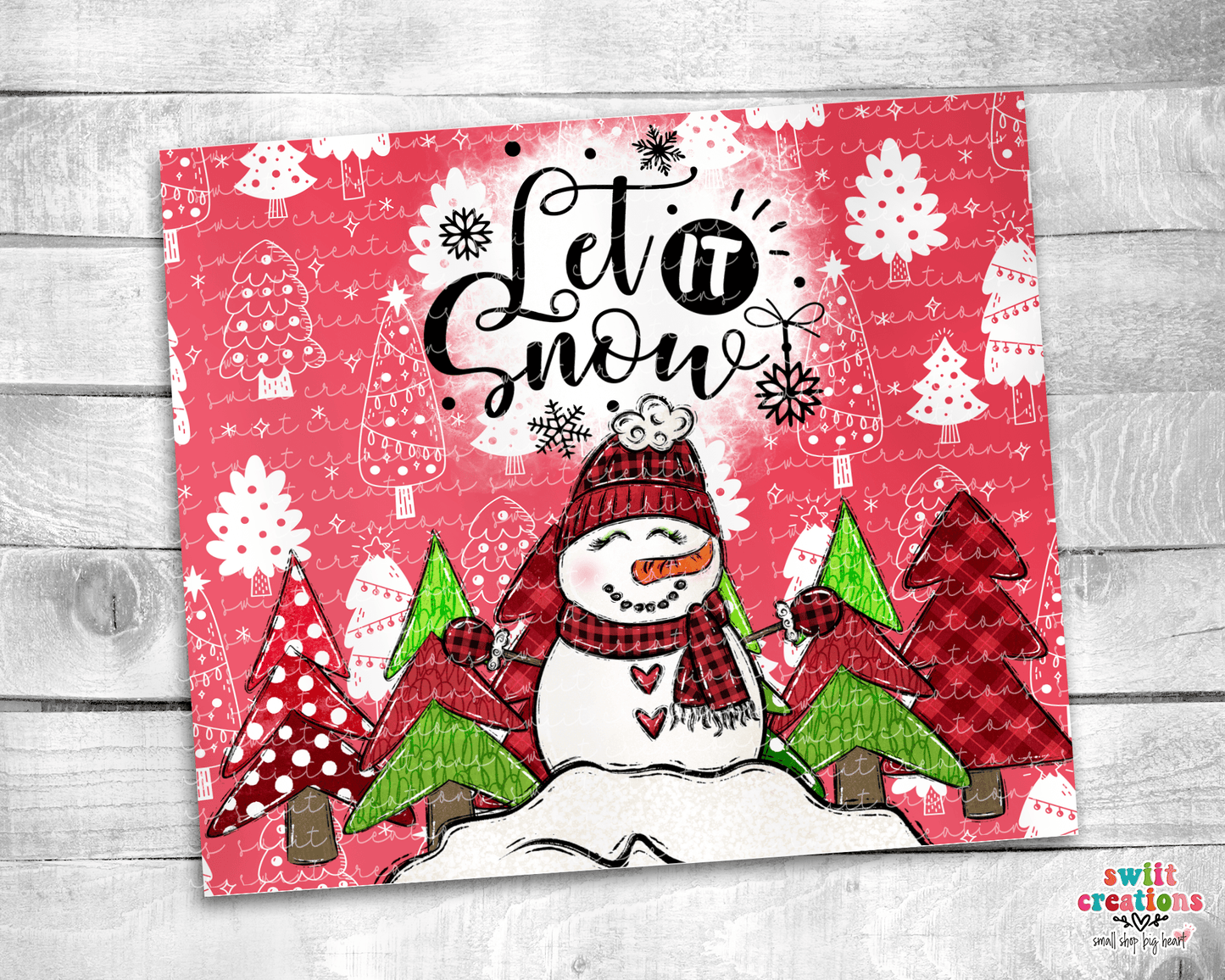 Let It Snow Tumbler (T314) - Swiit Creations