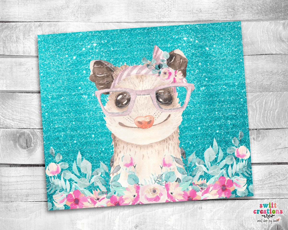Opossum Tumbler (T341) - Swiit Creations