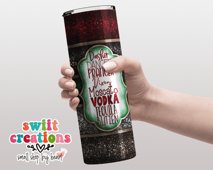 Reindeer Tumbler (T318) - Swiit Creations