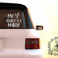 My Heart Belongs to a Nurse Vinyl Decal