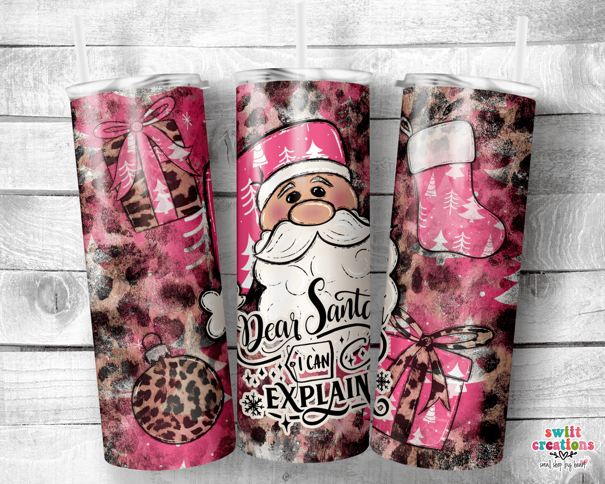 Santa I Can Explain Tumbler (T304) - Swiit Creations