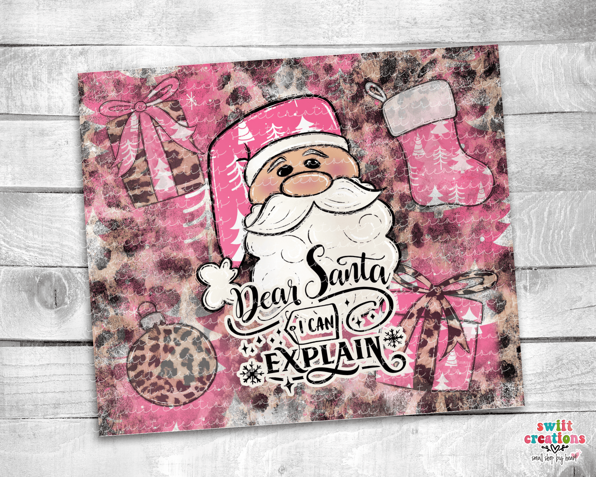 Santa I Can Explain Tumbler (T304) - Swiit Creations