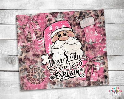 Santa I Can Explain Tumbler (T304) - Swiit Creations