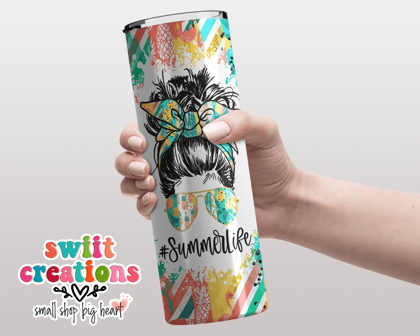 Summer Life Tumbler (T213) - Swiit Creations