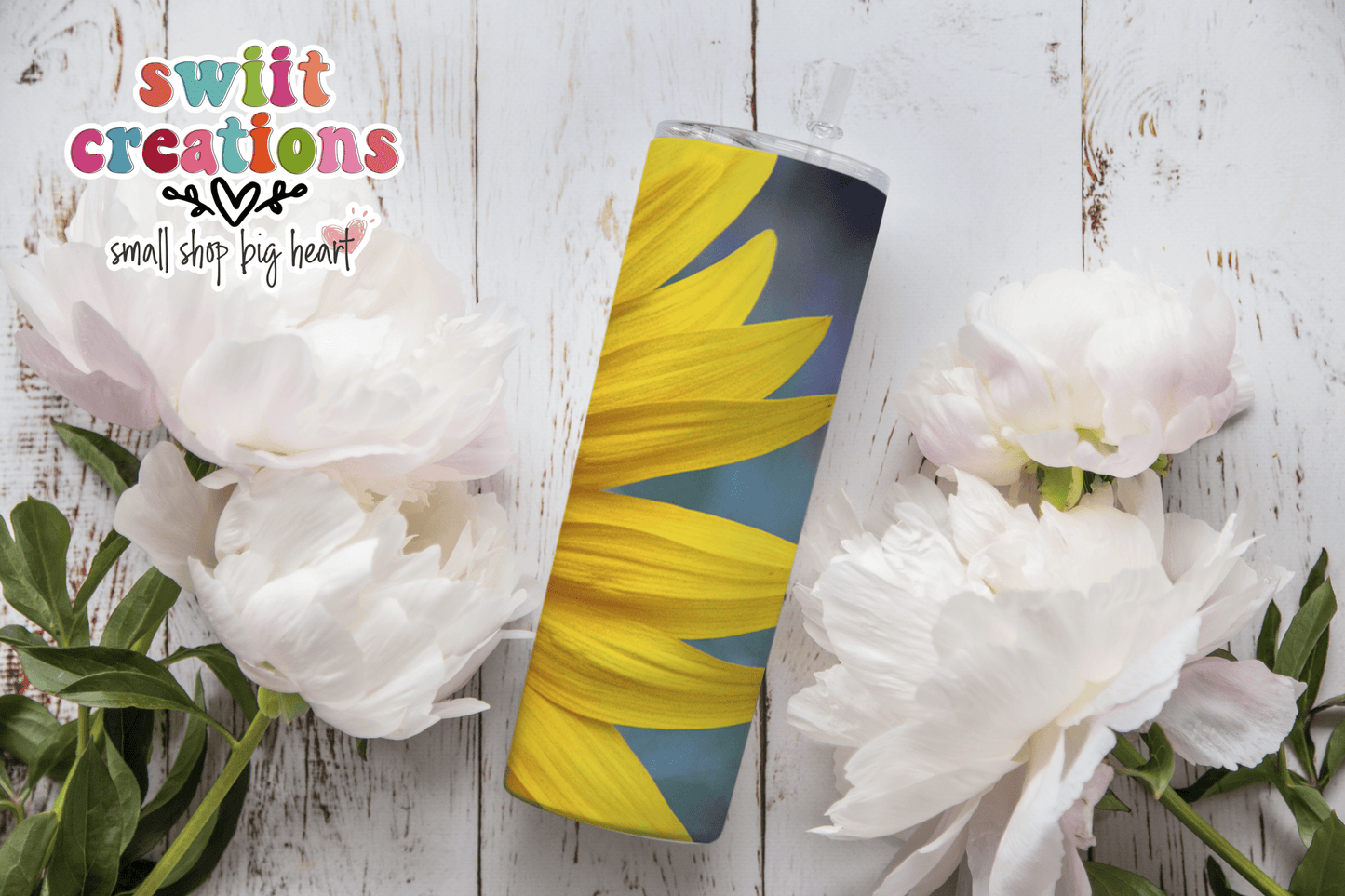 SunflowerTumbler (T330) - Swiit Creations